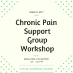 Chronic Pain Support Group Workshop in Edwards, CO Image for Chronic Pain Support Group Workshop in Edwards, CO